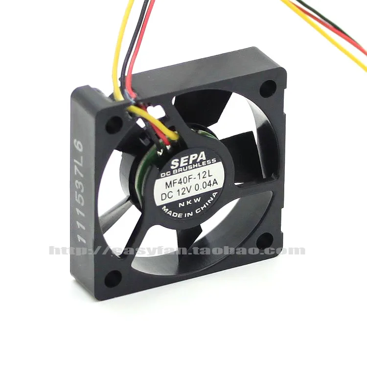 Новый SEPA MF40F 12L 4 см 4010 12 V 0.04A Вентилятор охлаждения|cooling fan|4010 12vcooling fan 12v |