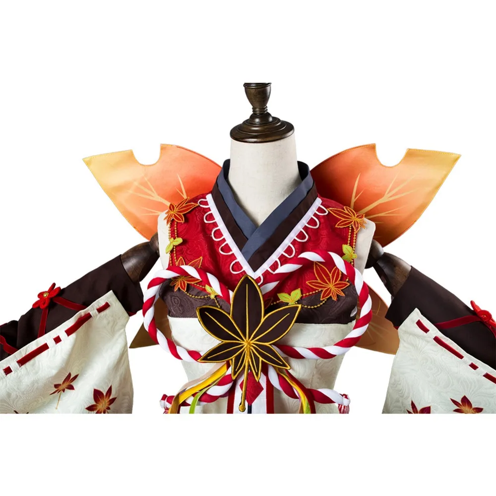 

Love Live! Lovelive Cosplay Sakurauchi Riko Aqours Maple Leafs Ver Kimono Cosplay Costume Adult Girls Full Set Halloween
