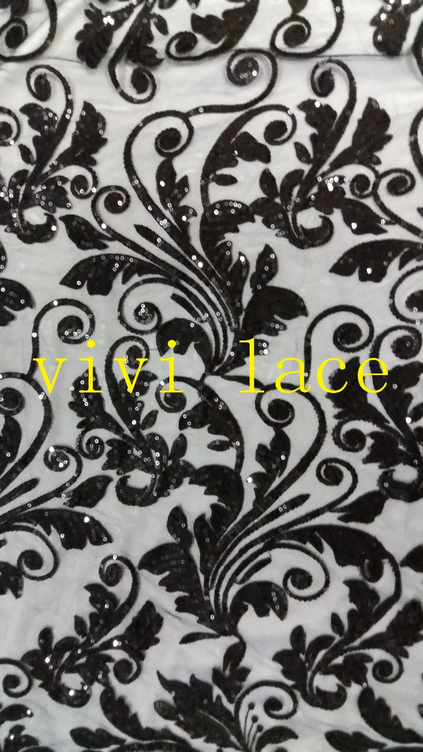 

JJL0958 черное блестящее свадебное кружевное платье с вышивкой и французским тюлевым сетчатым кружевом для шоу/свадьбы/вечернего платья/вечеринки.