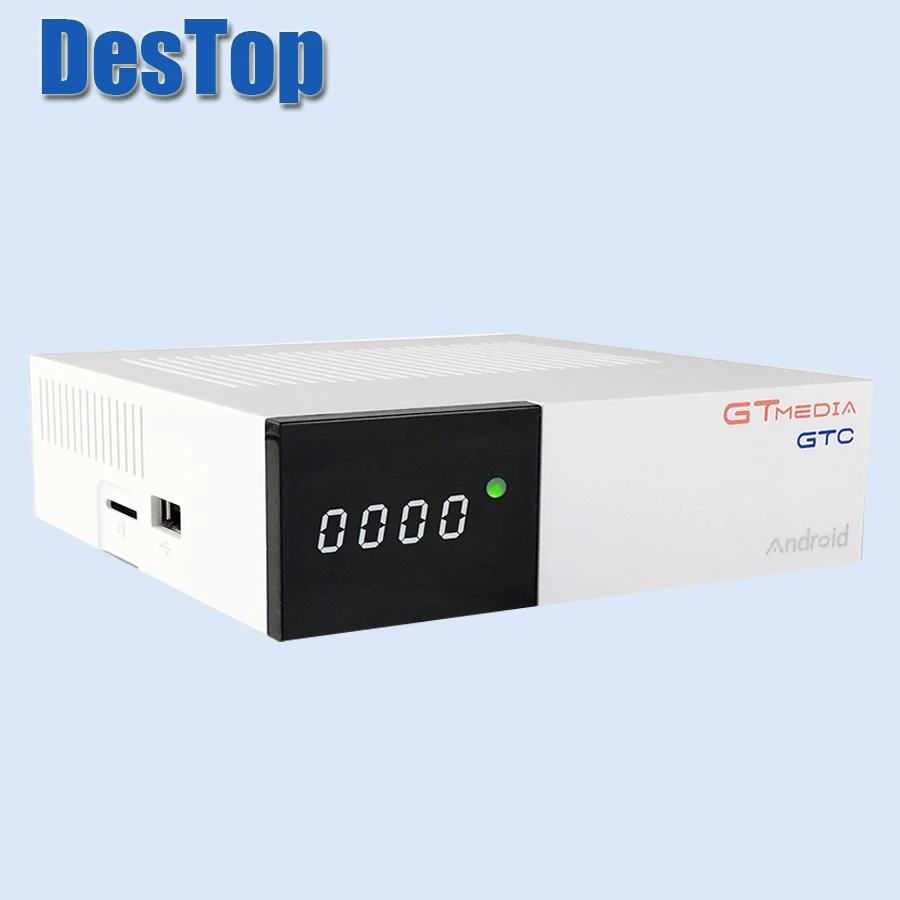 Свободно сел натуральная Freesat GTC спутниковый ресивер DVB S2 C T2 ISDB T Amlogic T95D Бесплатная