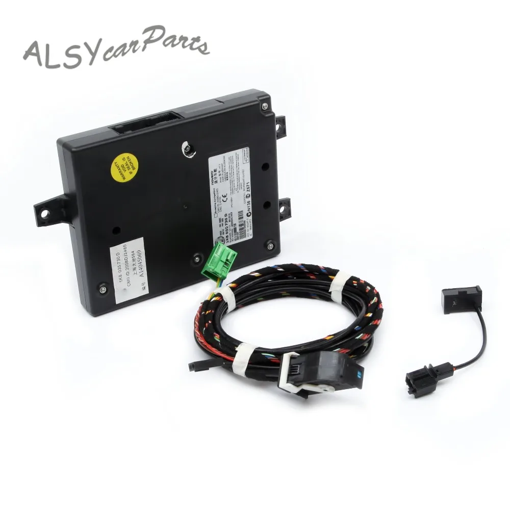 YIIMIAOMO OEM 1K8 035 730D 9W2 Bluetooth модуль+ жгут проводов+ пена держатель для VW Golf Jetta MK5 6 Passat RCD510 радио 1K8035730D