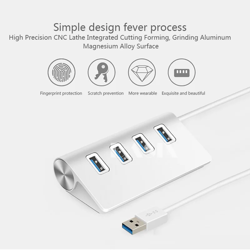 Basix Usb концентратор 3 0 4 порта USB сплиттер адаптер с высокой скоростью 5 Гбит/с