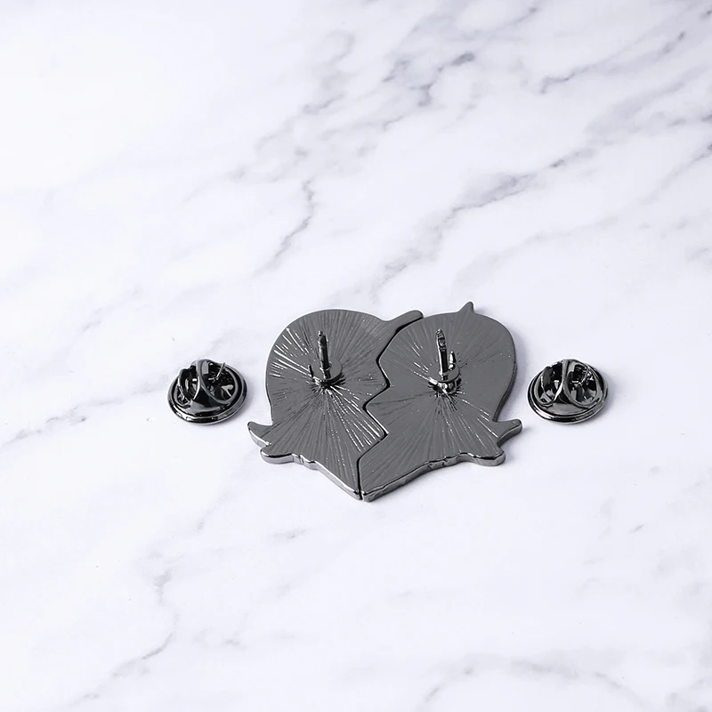 2 шт./компл. брошь заколки комплект шт. разбитого сердца лучшие друзья Зажигалка