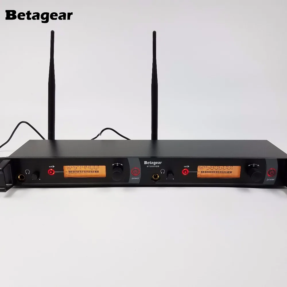 저렴한 Betagear 무선 무대 모니터링 시스템 SR2050 IEM 인 이어 무대 무선 모니터 시스템, 1 송신기 8 수신기