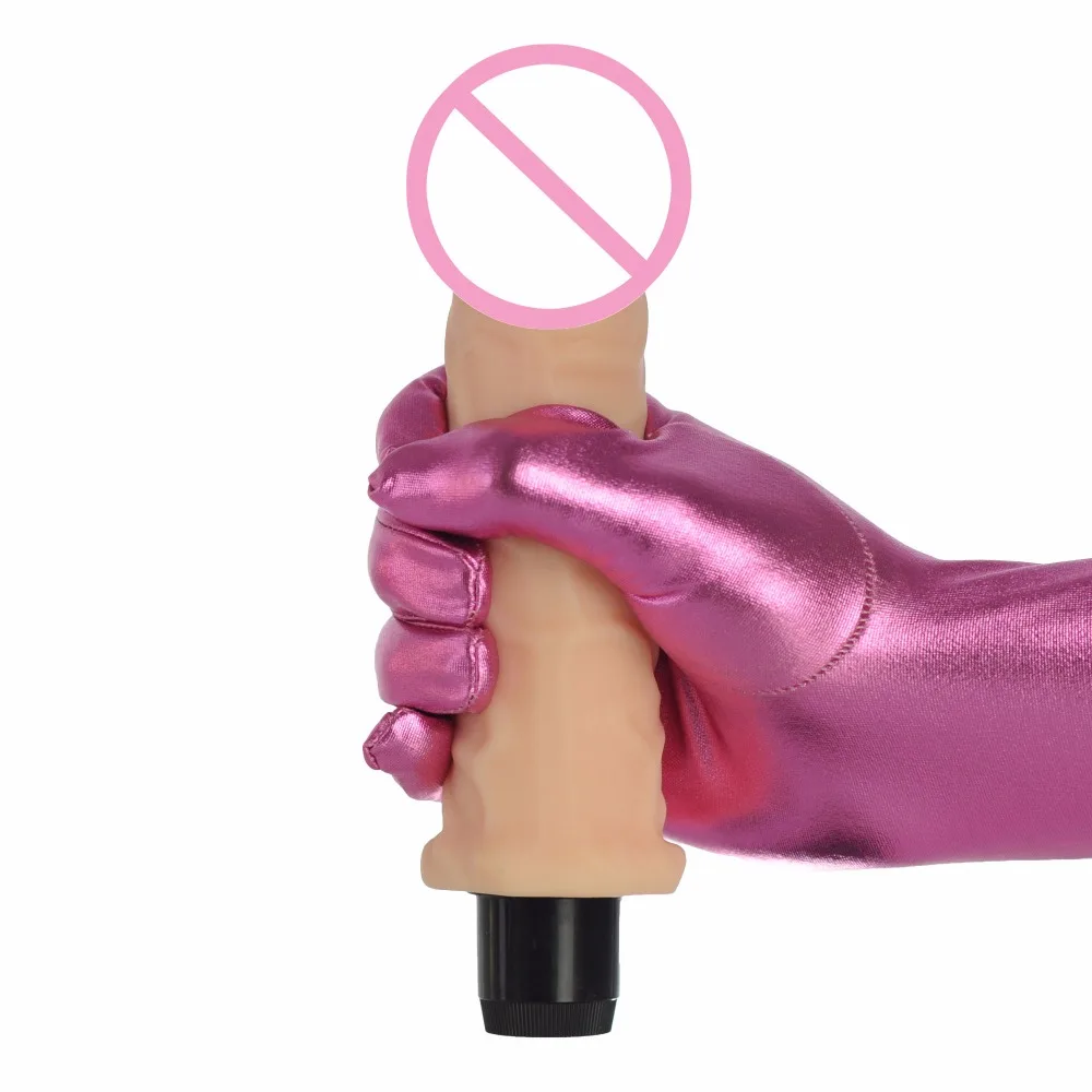 Реалистичный фаллоимитатор для пениса 8 дюймов точки G мощный вибрирующий резной