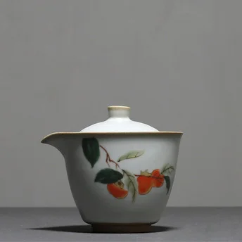 A PINNY, 150 мл, ваша печь, Ретро стиль, ручной захват, чайные горшки, фарфор, китайский кунг-фу, чайный горшок, ручная роспись, домашний заварник - Цвет: A