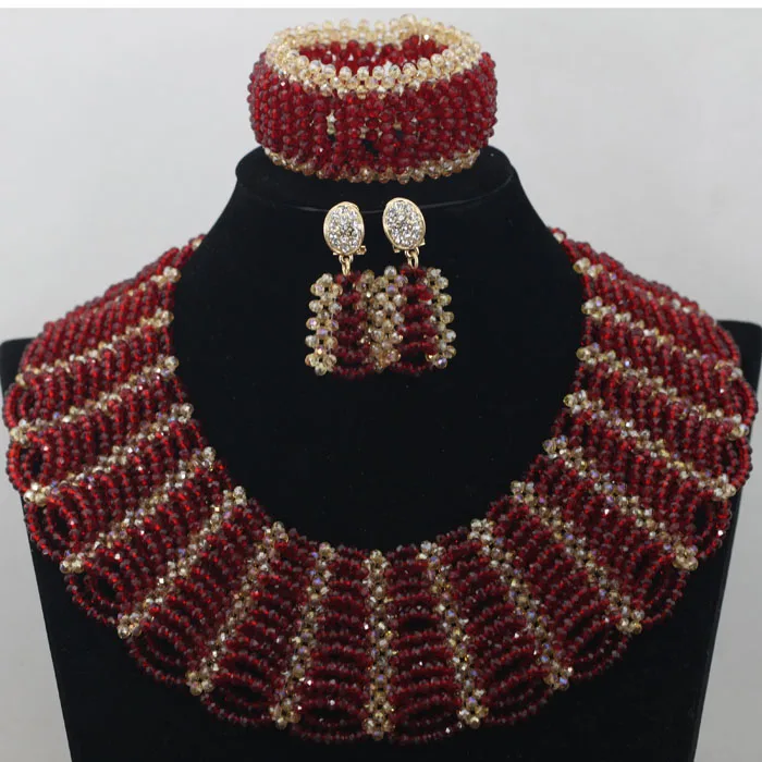 Superior Royal Blue African Beads Wedding Jewelry Sets Princess Women Dubai Events Occassion Free Shipping HX313 | Украшения и