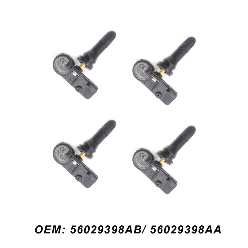 4 шт. системы контроля давления в шинах TPMS для Chrysler / Dodge JEEP 56029398AB 56029398AA 433 МГц