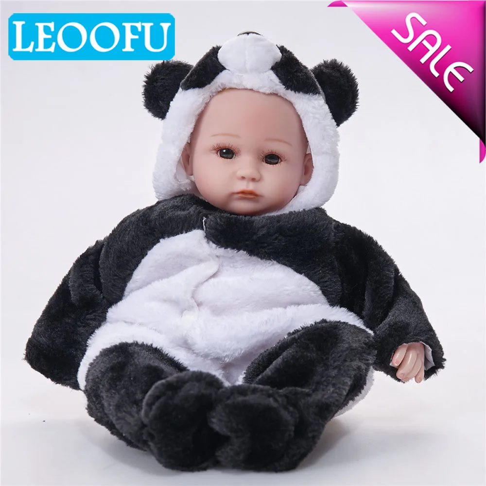LEOOFU 45 см 18 дюймов милый bebe возрождается тело куклы силиконовые для новорожденных