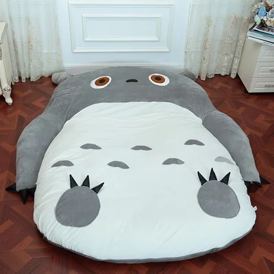Send two pillows Европейский дизайн милая мягкая кровать Тоторо спальня спальный мешок диван хлопок Горячая в Японии и Канаде - Цвет: Send two pillows