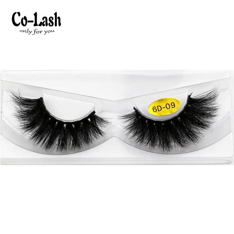 6D09 Colash 18 мм длинные 3D норковые ресницы удлиненная норковые ресницы большая драматическая объемная лента накладных ресниц толстые накладные ресницы - Цвет: 6D09