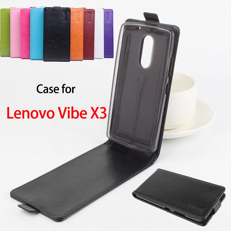 9 видов цветов Высокое качество Роскошный кожаный чехол для Lenovo Vibe X3 Флип Чехол