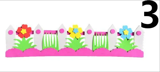 Style 3 as photo 3D EVA смешанный шаблон пены наклейки на стену DIY мультфильм животных головоломки Декор ремесла для детей Дети Обучение Образование игрушки подарки - Цвет: Style 3 as photo