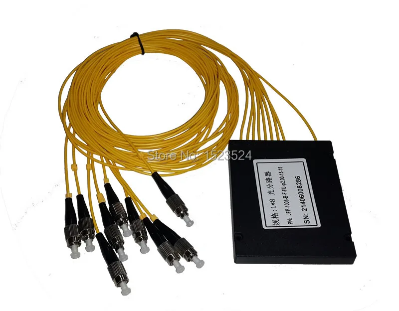 GPON EPON 2 0 мм 1x8 ABS Box FC/UPC оптоволоконный сплиттер 1*8 ПЛК бесплатная доставка|splitter