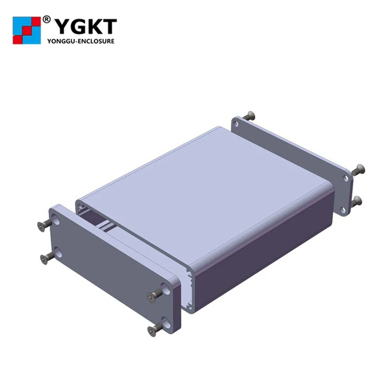 Маленький алюминиевый корпус усилителя мощности 84*28-100 мм (W-H-L)/корпус ЦАП/чехол