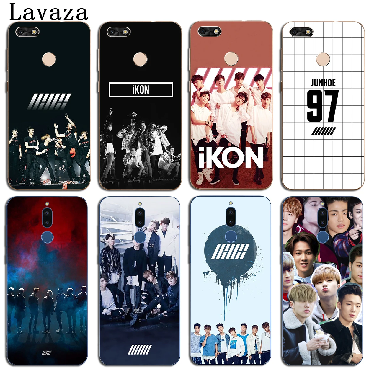 Жесткий чехол IKON Kpop для телефона Huawei Y9 Y7 Y6 Prime 2019 2018 Nova 5I 4 3i 3 2i Honor 20 10 8X 8C 8 9X 9 Lite 6C 7C 7X