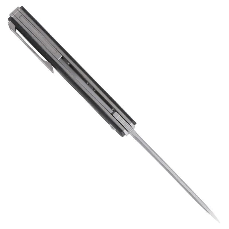 XL Qwaiken тактика Флиппер складной нож Титан + CF ручка M390 лезвие Кемпинг Открытый