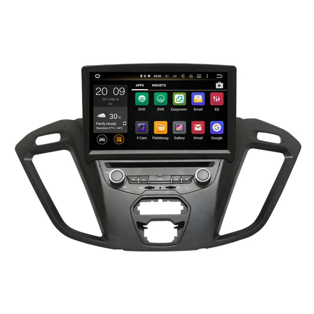 Android 8 0 Восьмиядерный 4 Гб RAM автомобильный DVD мультимедийный плеер с Bluetooth для Ford