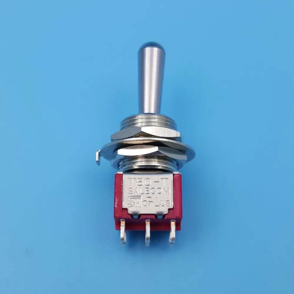 SH T8012A Z1 6Pin 3 Позиции Мгновенный мама OFF MOM массивной ручкой DPDT мини