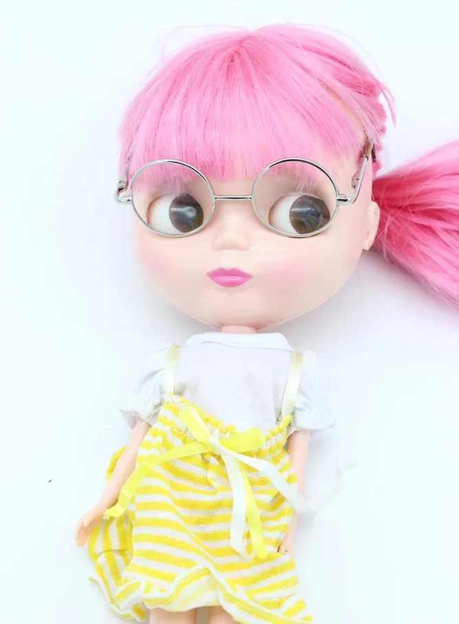 Papabasi 1 шт., аксессуары для кукол, круглые очки, костюм для кукол blythe BJD 1/6+ Розничная упаковка