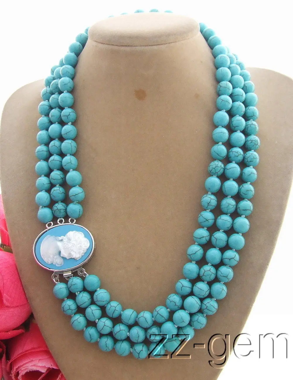 

Amazing! 8MM jewerly Necklace>free shipping