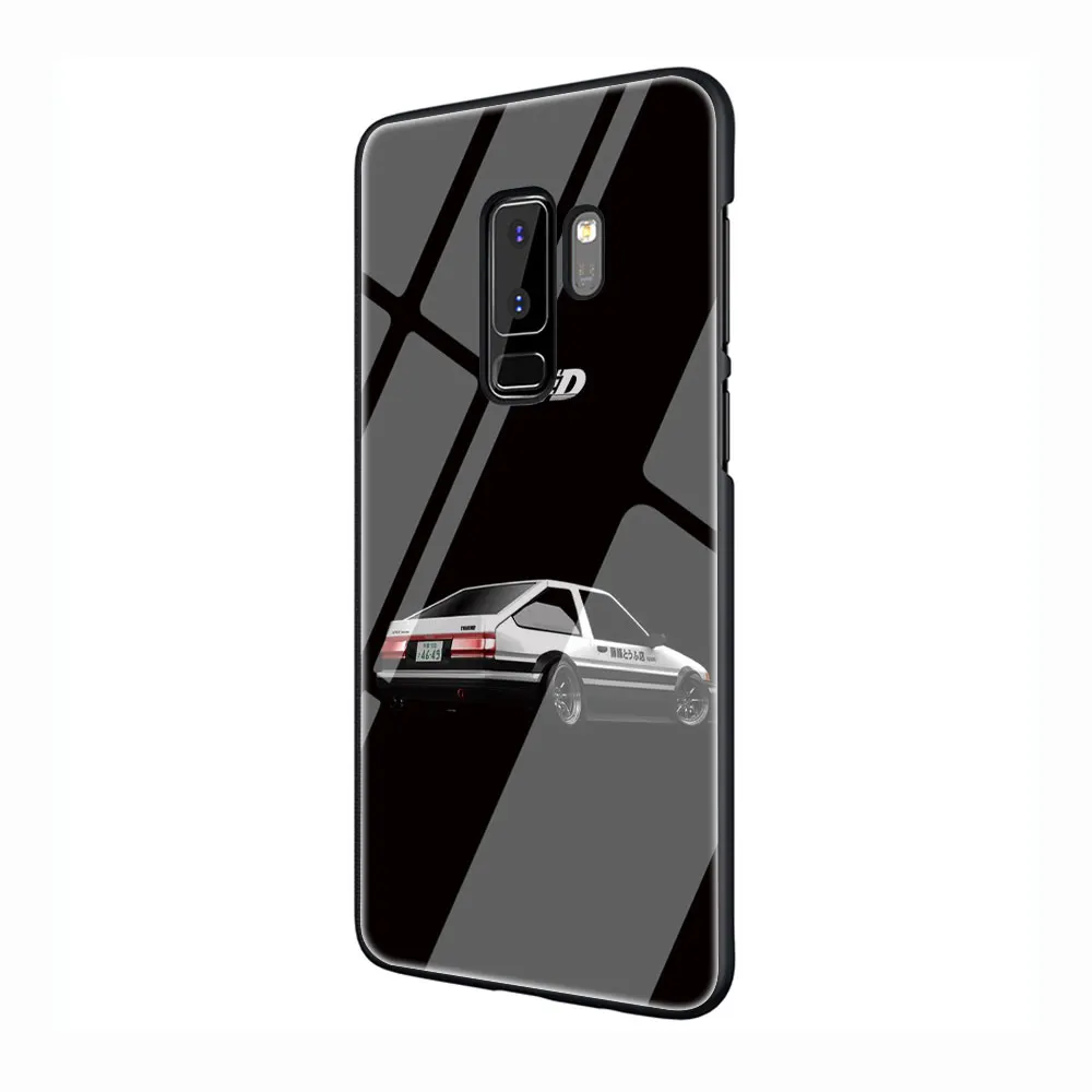 G3 INITIAL D AE86 закаленное Стекло чехол для телефона чехол для Galaxy S7 край S8 9 10 Plus, Note 8, 9, 10, A10 20 30 40 50 60 70 - Цвет: G3