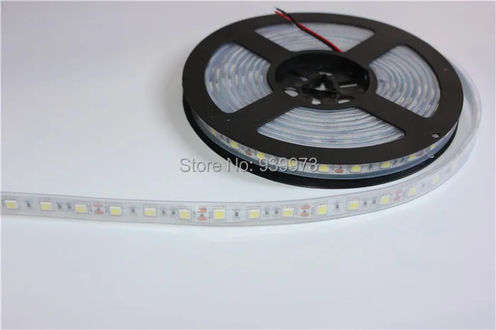 5 м/лот 300LED RGB/белый/теплый белый/синий/красный/зеленый/желтый IP67silicon tube