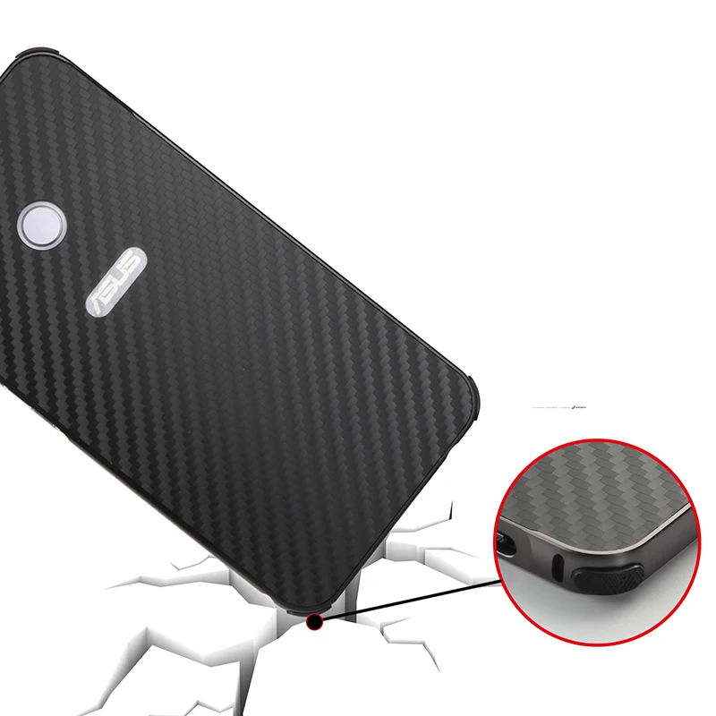 Luxury Aluminum Metal Case For Asus Zenfone Max Pro M1 ZB601KL ZB602KL Carbon Fiber Back Cover for |
