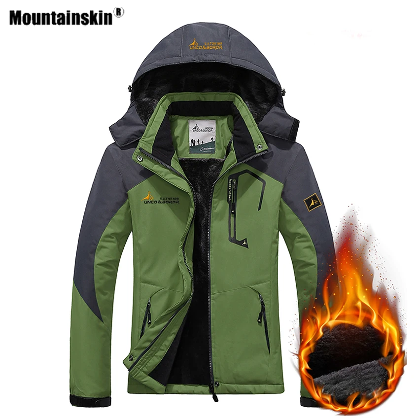 Женская водонепроницаемая куртка Mountainskin теплая зимняя из флиса для активного