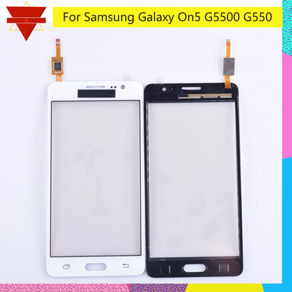 New On5 Touch Panel For Samsung On 5 G5500 G550 Screen Digitizer Sensor Front Glass Lens with flex cable With Logo | Мобильные