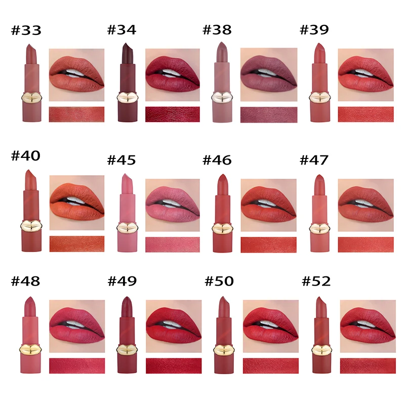1 шт. новая помада макияж губ Форма моделирование матовая Maquillaje губы оттенок