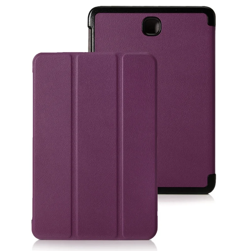 Purple Тонкий Smart Cover складной чехол-книжка для samsung для Galaxy Tab S2 8,0 T715/T710 для samsung для Galaxy Tab S2 8 дюйма Чехол - Цвет: Purple