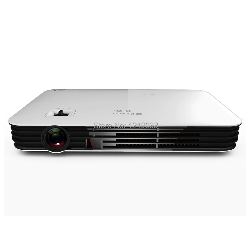 2017 Новый KERUO 6200 Люмен DLP WiFi СВЕТОДИОДНЫЕ Лампы 2D в 3D Игры Проектор Full HD 1080 P LAN Advanced