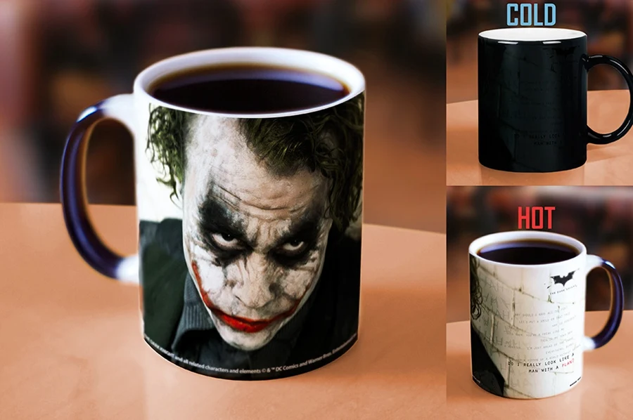 Чашки и кружки the Dark Knight Joker меняющие цвет волшебная кружка меняющая для кофе чая