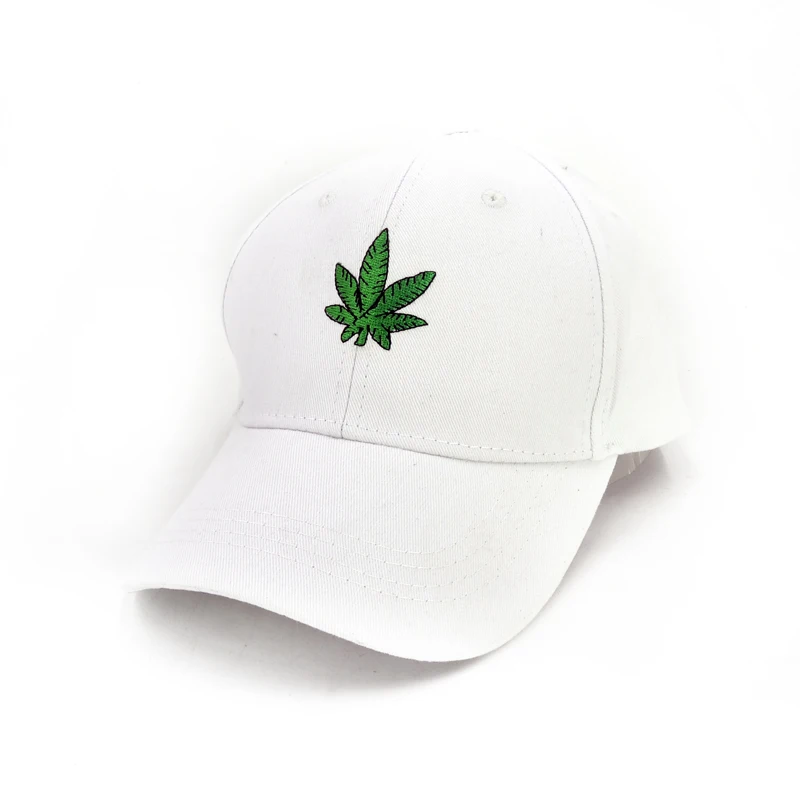 

Fashion Embroidery Maple Leaf Baseball Cap Weed Snapback Hats For Men Women Cotton Swag Hip Hop cap