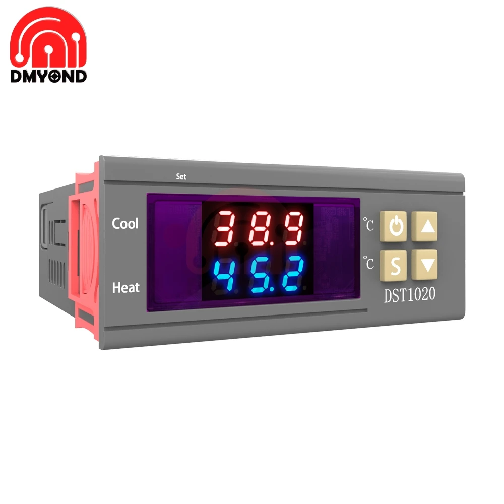 Цифровой термостат DST1020 AC 110 220 В регулятор температуры влажности и измеритель