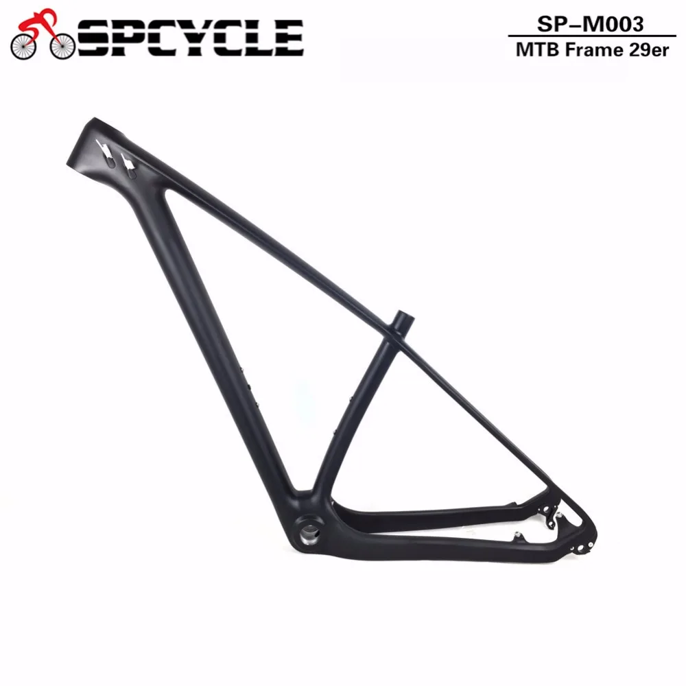 Spcycle 27.5er 29er T1000 углерода MTB рама 650B углеродный руль для горного велосипеда в форме "Дэси BSA 73 мм размер 15/17/19" гарантия 2 года