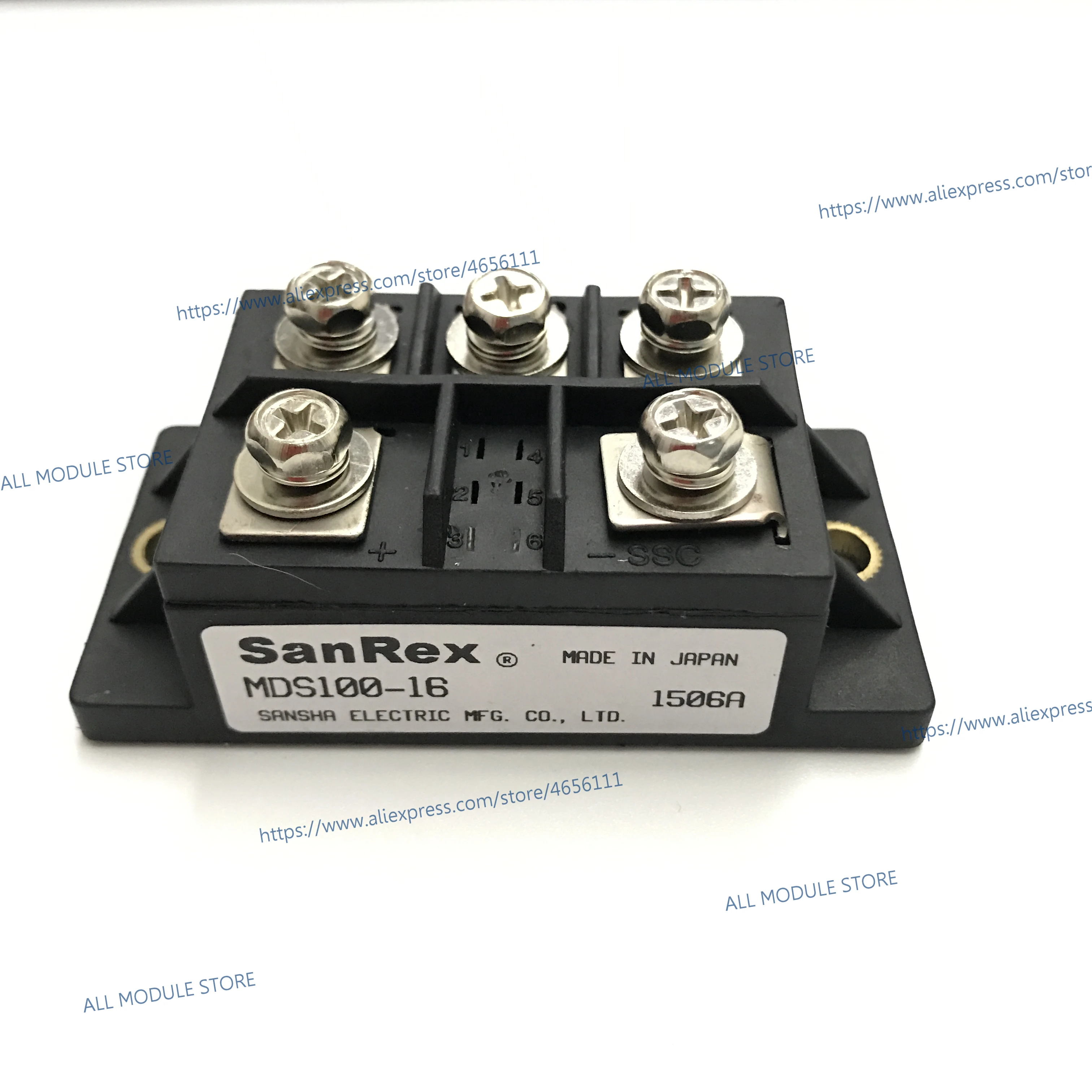 MDS100A 3 фазы диодный мост выпрямителя 100A Amp 1600V MDS100 16 MDS100A1600V 1600V|Детали генератора и