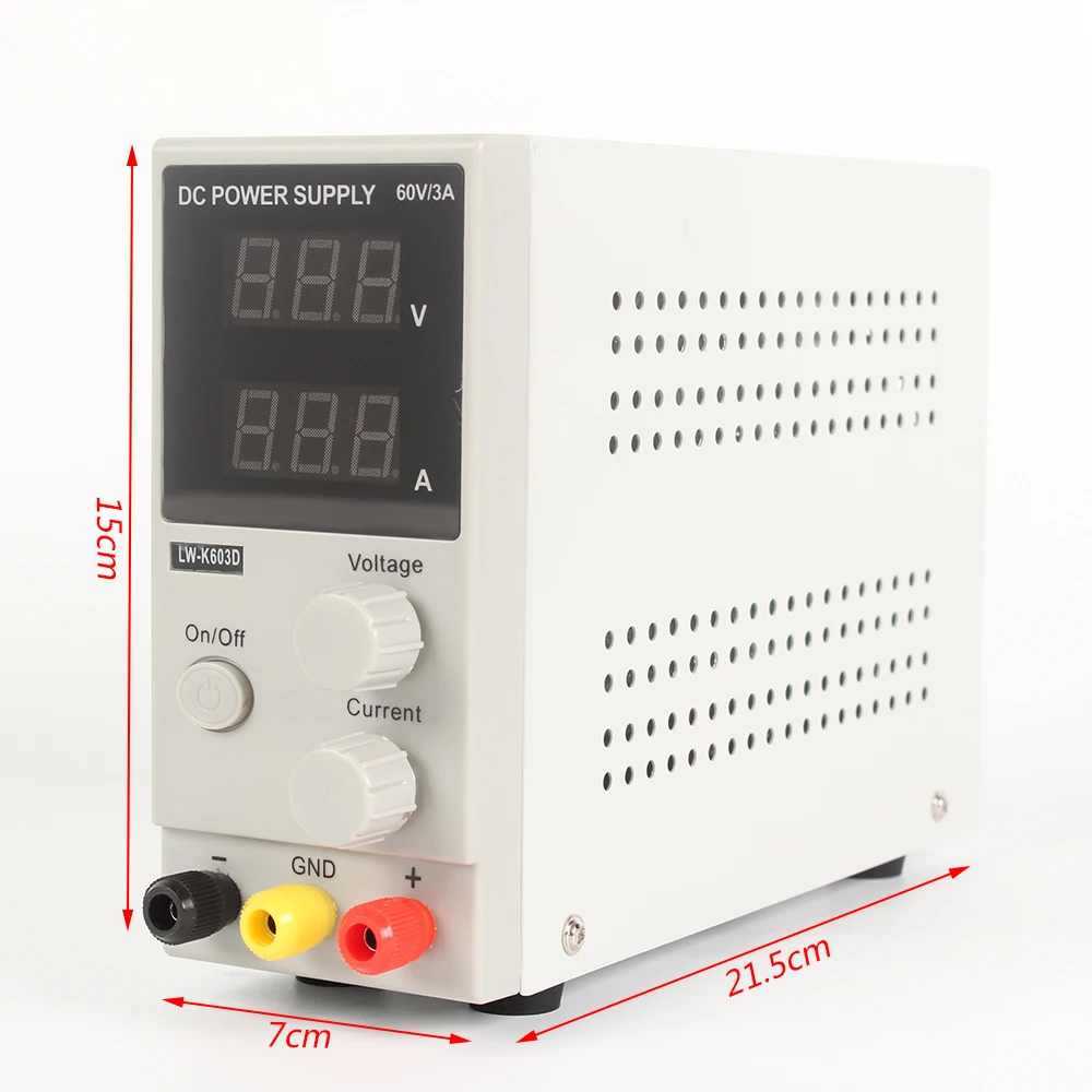 DC Питание LW-K603D 60V 3A Мини цифровой Дисплей Регулируемый лаборатории интегральная схема с регулируемым переключением Питание