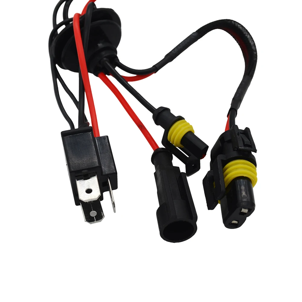 2021 в виде бабочек новинка 12V 35W H4L 6000K HID лампы H4 2 Hi/короче спереди и длиннее сзади)