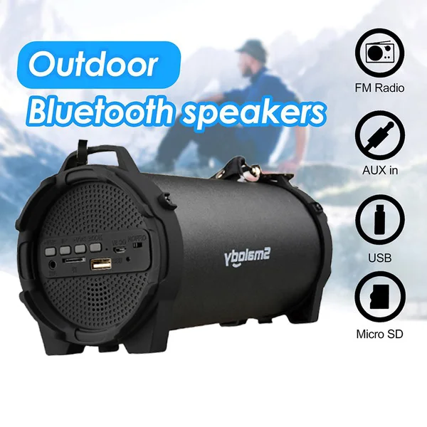 Беспроводной динамик Bluetooth 4 0 для музыки 6h громкая связь 8 Вт мощный телефона со