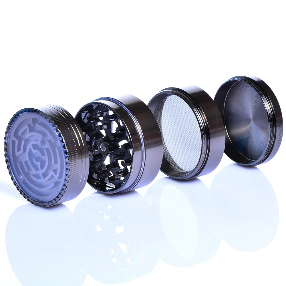 Измельчитель для табака из цинкового сплава 4 слойная измельчитель трав и специй