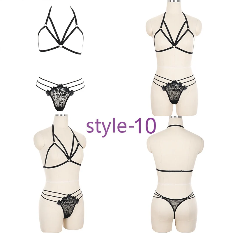 Body Harness 1 комплект, женский бюстгальтер для тела, фетиш, грудь, бондаж, белье, Эротический бюстгальтер, готический бюстгальтер, Чулки с подвязками пояс для подтяжек, подвязки - Цвет: Body Harness