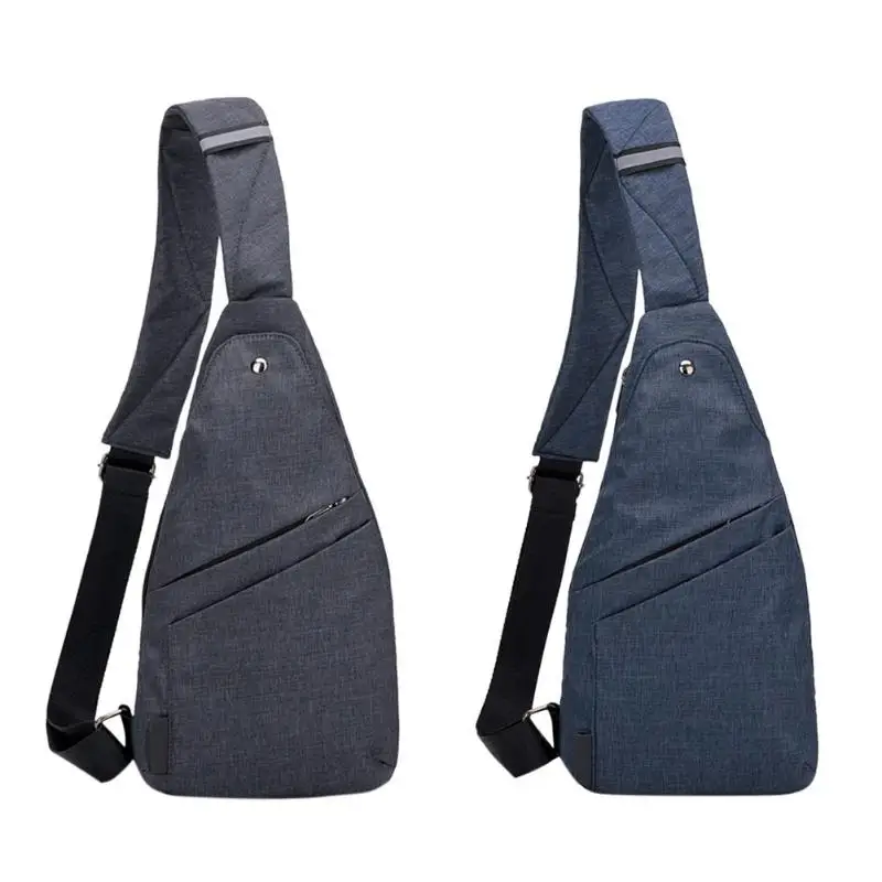 Fashion Men Nylon Anti-Theft Sling Shoulder Chest Pack Handbags Travel Riding Outdoors Messenger Crossbody Bags New Arrival Bag