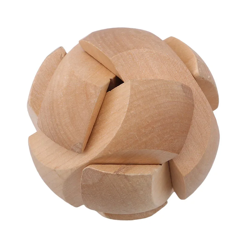 

Creative Baby Puzzle Brain Training Toys Football Shape Wooden Puzzle Educational Toys For Children