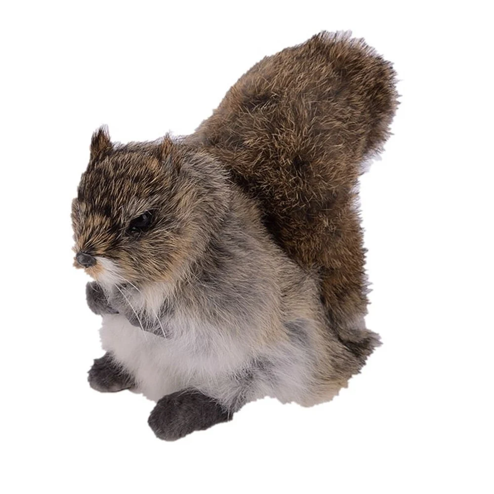 

Fancytrader Squirrel Toy Soft Plush Toy Doll Simulation Animal Mini Plush Doll Birthday Gift Stuffed Animais Rabbit Fur Toy