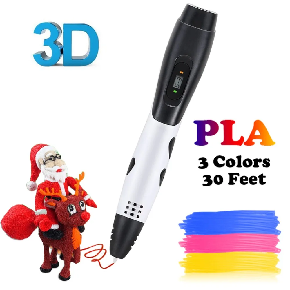 Dikale белая 3D Ручка для печати ABS/PLA нить 6-го поколения 3D принтер для рисования ручка карандаш Impresora 3D импримант ручка для рисования