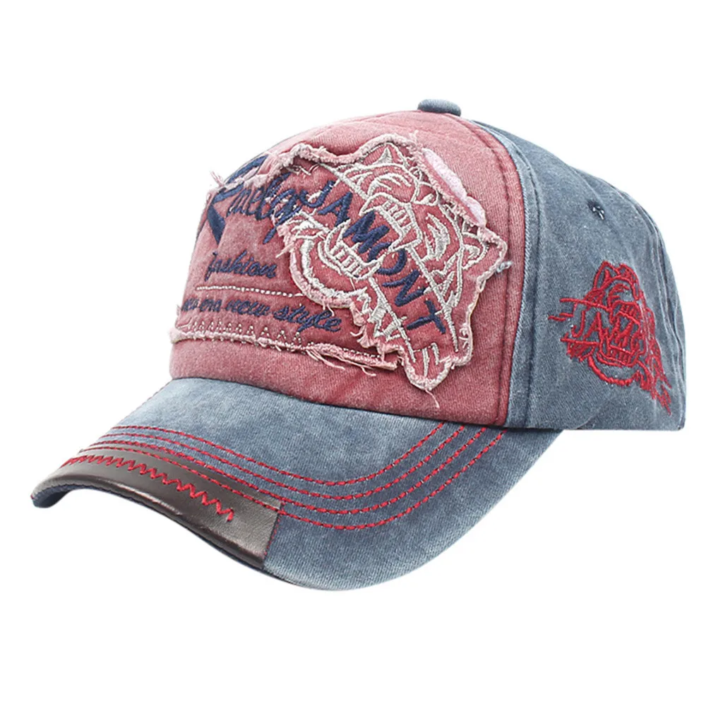 Vogue бейсболка с заплатой Персонализированная хип-хоп Мужская Повседневная