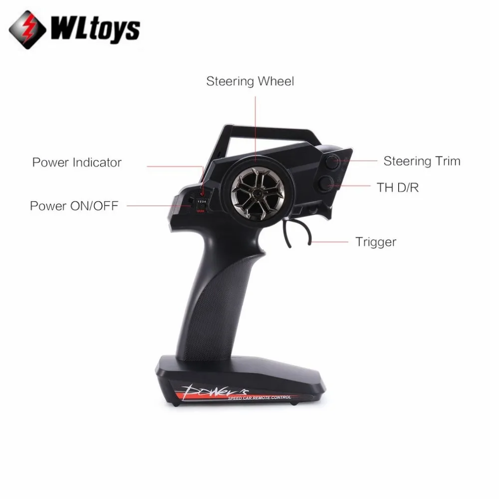 Wltoys 10428-B2 1/10 2,4G 4WD Электрический скалолазание гусеничный Радиоуправляемый автомобиль пустынный грузовик внедорожный багги автомобиль с светодиодный светильник RTR fi