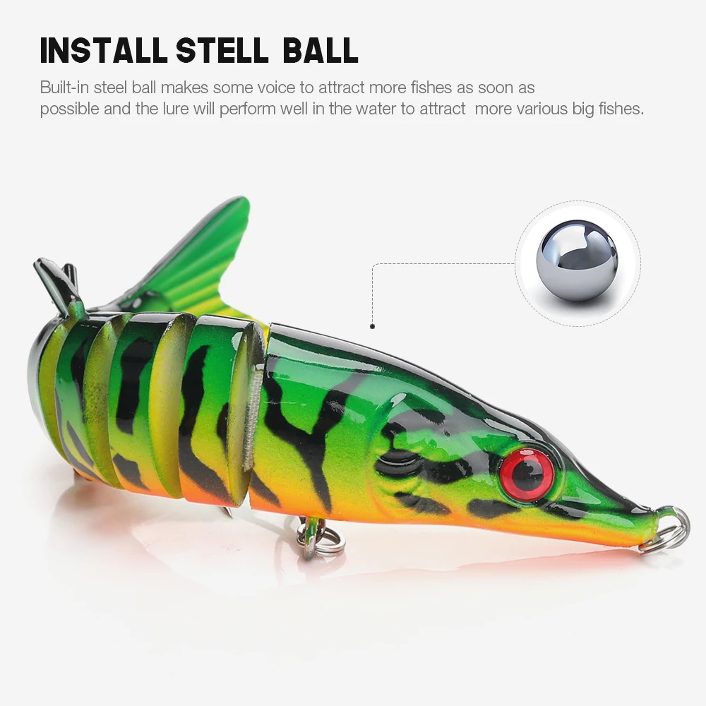 VTAVTA Рыбалка на щуку приманка многосоставная 12 5 см 18 75 г Lifelik искусственная Swimbait